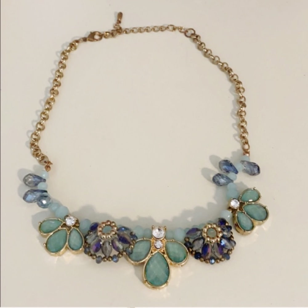 Jcrew Blue Statement Necklace